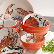 Load image into Gallery viewer, Tokyo, seafood/rice bowl, in lobster red