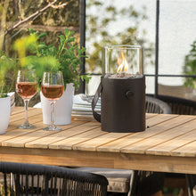 Indlæs billede til gallerivisning Cosiscoop metal & glass outdoor fire lantern in severn colours