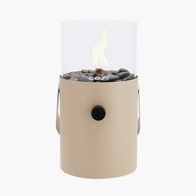 Indlæs billede til gallerivisning Cosiscoop metal & glass outdoor fire lantern in severn colours