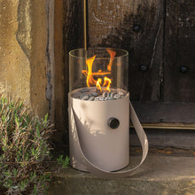 Indlæs billede til gallerivisning Cosiscoop metal & glass outdoor fire lantern in severn colours