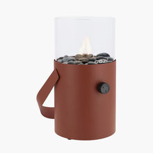 Indlæs billede til gallerivisning Cosiscoop metal & glass outdoor fire lantern in severn colours