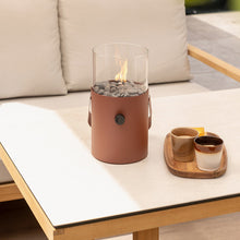 Indlæs billede til gallerivisning Cosiscoop metal & glass outdoor fire lantern in severn colours