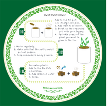 Indlæs billede til gallerivisning Big Bee Happiness. Eco grow your Own plant, gardening kit.