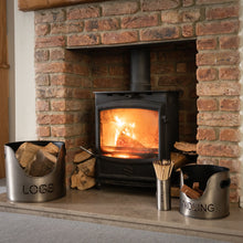Afbeelding in Gallery-weergave laden, Log, Kindling Buckets & Matchstick Holder sets in four finishes