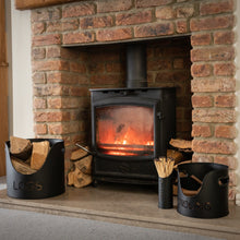 Afbeelding in Gallery-weergave laden, Log, Kindling Buckets & Matchstick Holder sets in four finishes