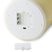 Indlæs billede til gallerivisning Natural glow tall LED 30cm pillar candle in two colours