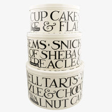 Load image into Gallery viewer, Emma Bridgewater "Black Toast" set of three cake tins