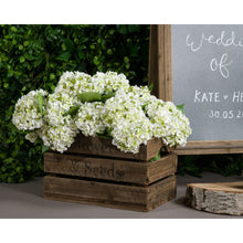 Load image into Gallery viewer, White lace cap faux hydrangea