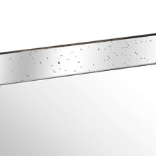 Indlæs billede til gallerivisning Distressed mirrored trays with wooden detailing in three sizes
