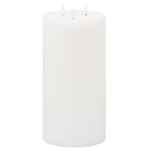 Indlæs billede til gallerivisning Natural glow tall LED 30cm pillar candle in two colours