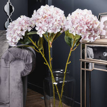 Indlæs billede til gallerivisning Giant pink faux hydrangea