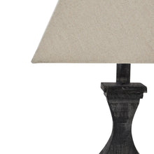 Indlæs billede til gallerivisning Incia fluted wooden table lamp