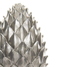 Load image into Gallery viewer, Tall silver pinecone finial