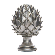 Load image into Gallery viewer, Medium silver pinecone finial