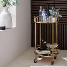 Lade das Bild in den Galerie-Viewer, Round drinks trolley in a choice of colours