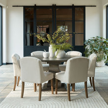 Indlæs billede til gallerivisning Bouclé dining chair in grey or cream