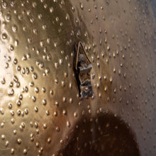 Load image into Gallery viewer, Detailed close-up of a bronzed metal wall art plate showcasing intricate surface design and texture.