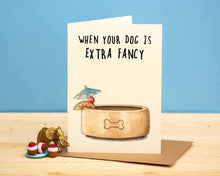 Carica l'immagine nel visualizzatore di Gallery, Greetings card, Fancy Dog Card