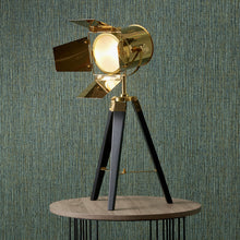 Load image into Gallery viewer, Film tripod gold floor lamp in two sizes