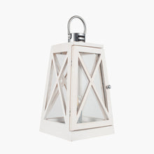 Indlæs billede til gallerivisning White or grey wash Devon table lantern