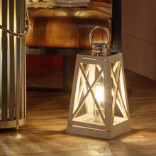 Indlæs billede til gallerivisning White or grey wash Devon table lantern