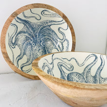 Indlæs billede til gallerivisning Octopus Enamel Bowl, 17cm