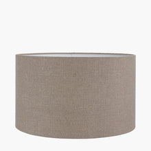 Load image into Gallery viewer, Linen 50cm cylinder lampshade in a range of colours