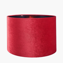 Indlæs billede til gallerivisning Velvet 30cm Cylinder shade in a range of colours