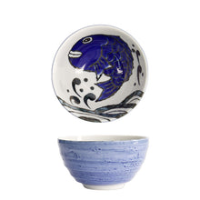 Afbeelding in Gallery-weergave laden, Tokyo, seafood/rice bowl, in snapper blue