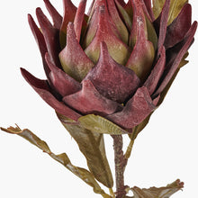 Carica l'immagine nel visualizzatore di Gallery, 6 faux lotus leaf stems in two colours