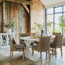 Indlæs billede til gallerivisning Outdoor Amalfi wicker dining chair & cushion