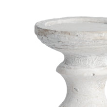 Afbeelding in Gallery-weergave laden, Textured cream stone candle holder in three sizes