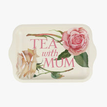 Carica l'immagine nel visualizzatore di Gallery, Serving tray by Emma Bridgewater featuring 'TEA with MUM' and floral design, perfect for tea or as a gift.
