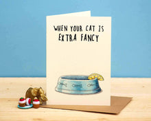 Charger l'image dans la galerie, Greetings card, Fancy Cat Card
