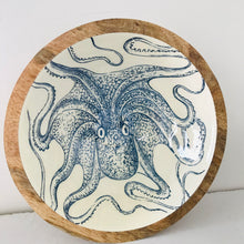 Indlæs billede til gallerivisning Enamel Octopus Bowl, 23cm