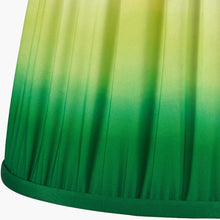 Charger l'image dans la galerie, Lampshade 40cm in two ombre colours featuring graduating emerald green and yellow tones.