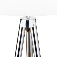 Indlæs billede til gallerivisning Metal & wood grain tripod floor lamp in two finishes