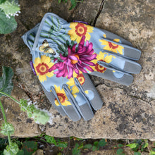 Afbeelding in Gallery-weergave laden, Gardening gloves in asteraceae design