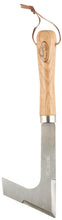 Afbeelding in Gallery-weergave laden, patio weeder tool in stainless steel and a wooden handle on a white background