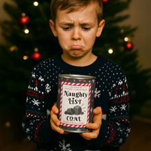 Indlæs billede til gallerivisning Naughty List - Stocking Filler Christmas, coal marshmallows