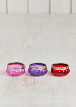 Indlæs billede til gallerivisning Set of six pumpkin glass tealight holders