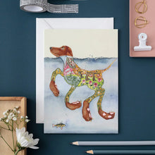 Indlæs billede til gallerivisning Doggy Paddle - greeting card