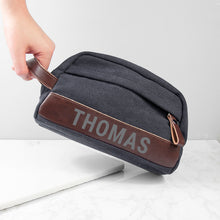 Charger l'image dans la galerie, Personalised weekender denim wash bags