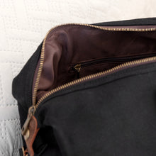 Charger l'image dans la galerie, Personalised Monogrammed Luxury Waxed Canvas Holdall
