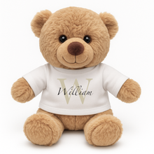 Afbeelding in Gallery-weergave laden, Monogrammed childs teddy bear