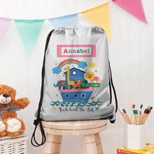 Carica l'immagine nel visualizzatore di Gallery, Personalised kids waterproof swim bag in a choice of colours
