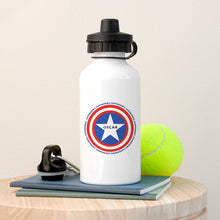 Carica l'immagine nel visualizzatore di Gallery, Personalised kids superhero water bottle