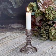 Load image into Gallery viewer, Coloured glass candlesticks