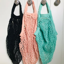 Afbeelding in Gallery-weergave laden, Reusable short handled string Turtle bag