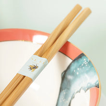 Carica l'immagine nel visualizzatore di Gallery, Yvonne Ellen set of Ramen bowls with chopsticks